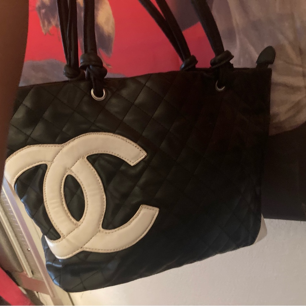 An old school Chanel shoulder bag!